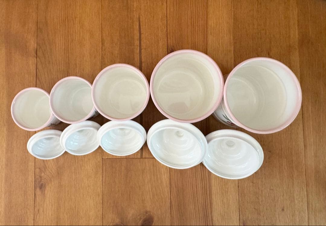 希少レア旧イマンスカーレットローズ ビードキャニスター SS,S,M,L,LL