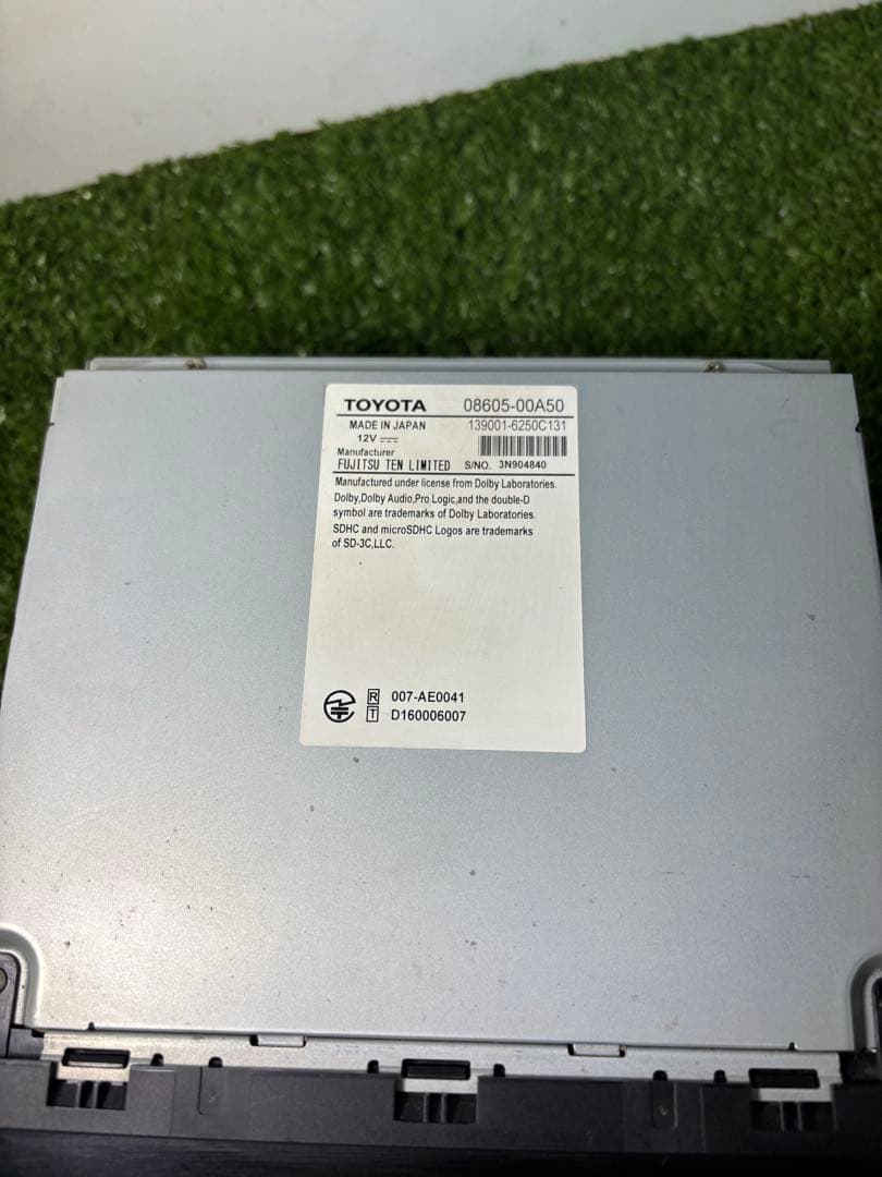 トヨタ純正　NSZT-W66T カーナビ　地デジ　Bluetooth 2016