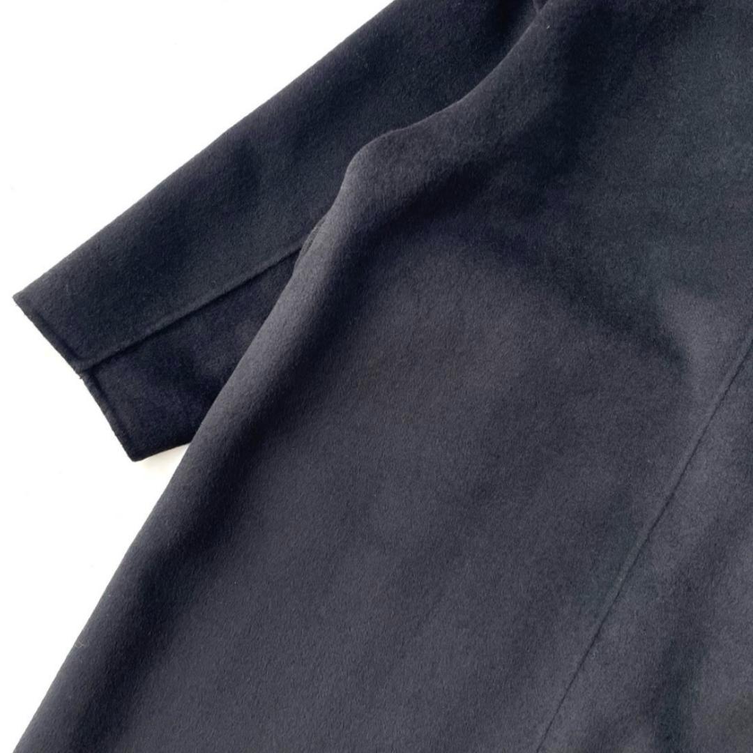 アンプーファム unpeu femme チェスターコート ウール ブラック F