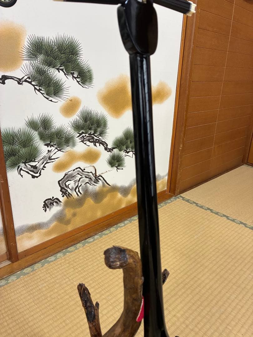 沖縄三線！貴重！知念大工型！本蛇皮！本張り！【一枚張り】