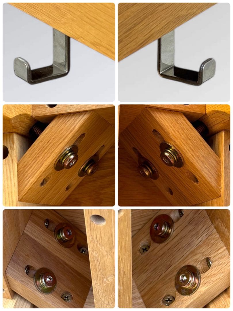 無印良品 無垢材デスク 木製デスク 引き出し付き オーク材 事務机 学習机 北欧