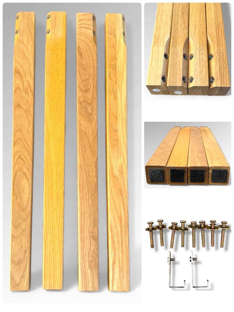 無印良品 無垢材デスク 木製デスク 引き出し付き オーク材 事務机 学習机 北欧