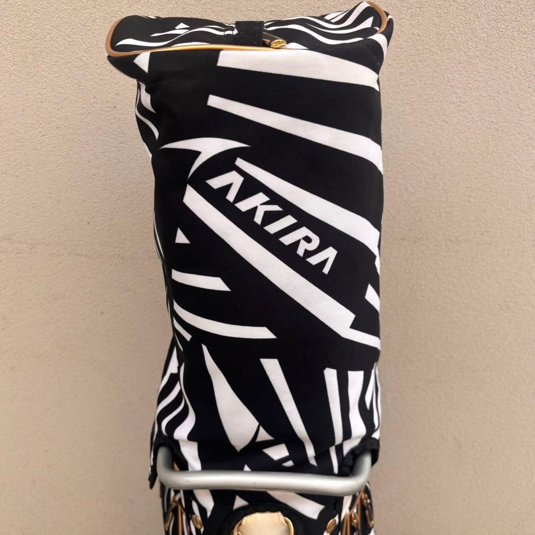 AKIRA キャディバッグ ゴルフバッグ フードあり