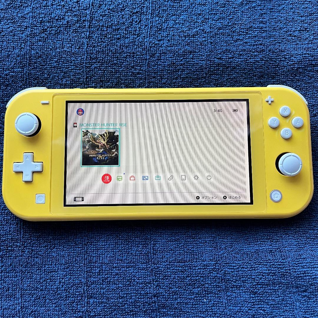 【ジャンク品】Nintendo Switch Lite イエロー　本体