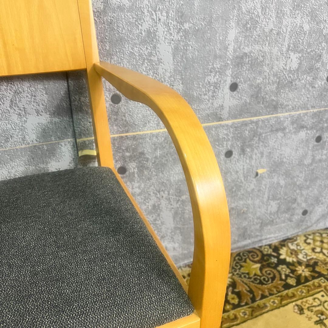 ꧁アルフレックス arflex꧂ダイニングチェア2脚 アーム食卓椅子 いす イス