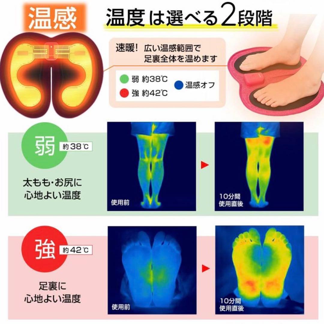 【ayami】千葉真子監修 脚用EMS Jogfoot 歩トレパッド