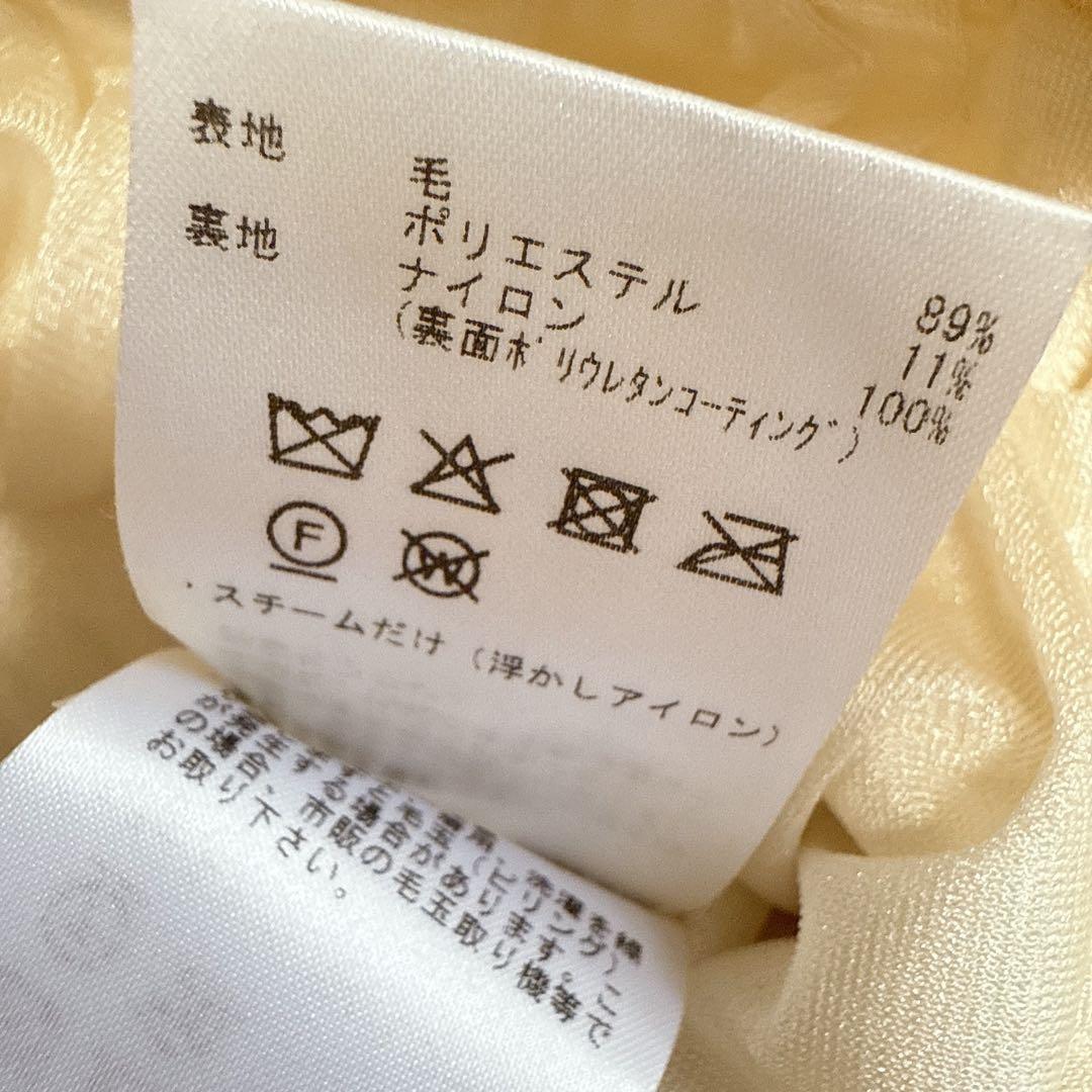 【デサントゴルフリュクス】美品 セットアップ ニット スカート ベージュ M