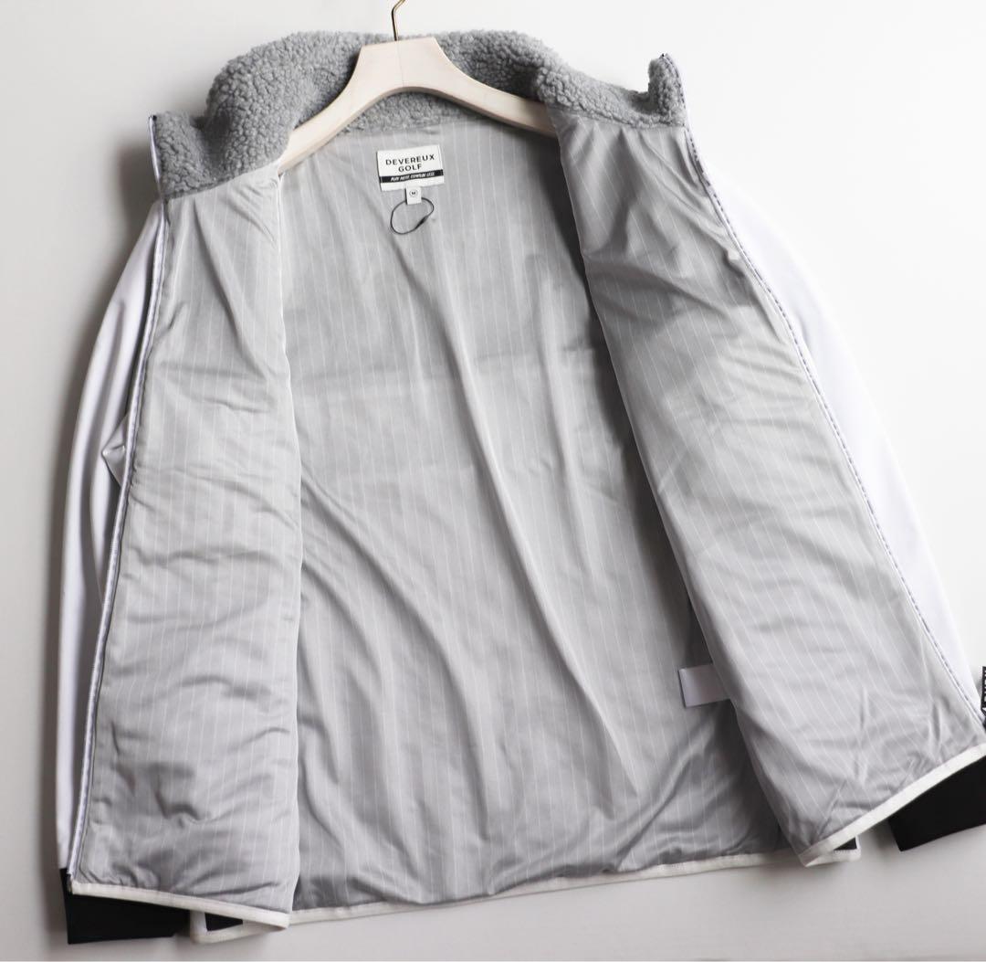 《デヴァローゴルフ》未使用 ボア・キルティング切り替えデザインジャケット M