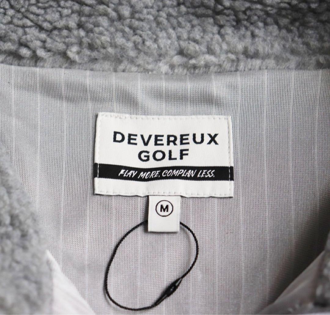 《デヴァローゴルフ》未使用 ボア・キルティング切り替えデザインジャケット M