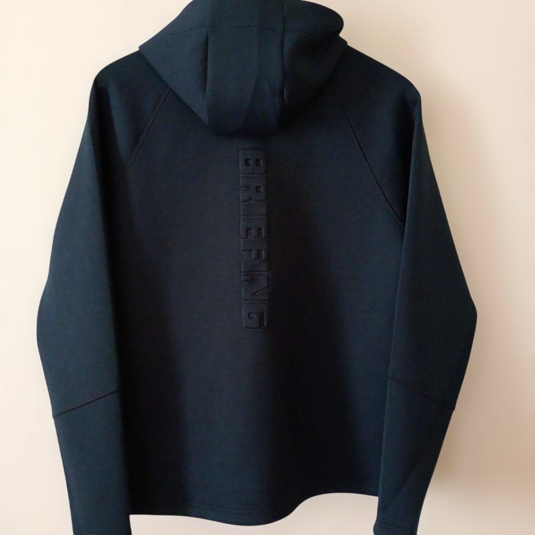 ブリーフィングレディースウォーム フルジップジャケットサイズLネイビー