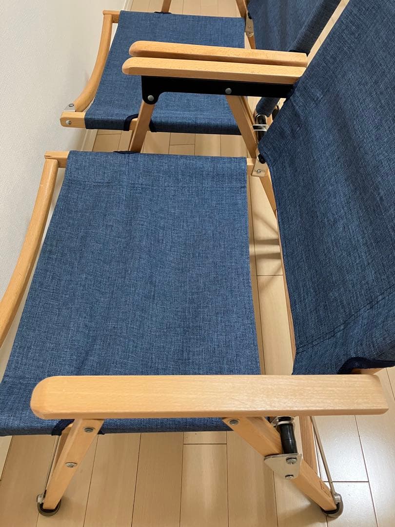 Hilander ウッドフレームチェア 2脚セット ハイランダー デニム