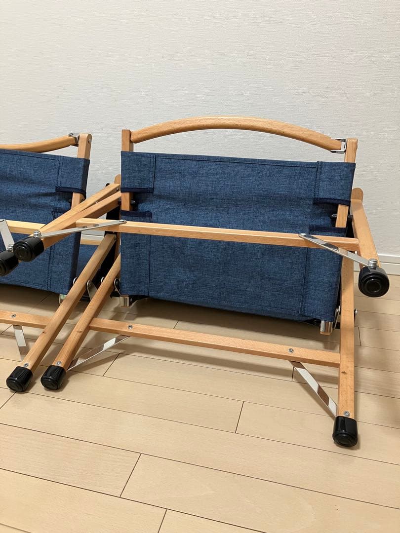 Hilander ウッドフレームチェア 2脚セット ハイランダー デニム