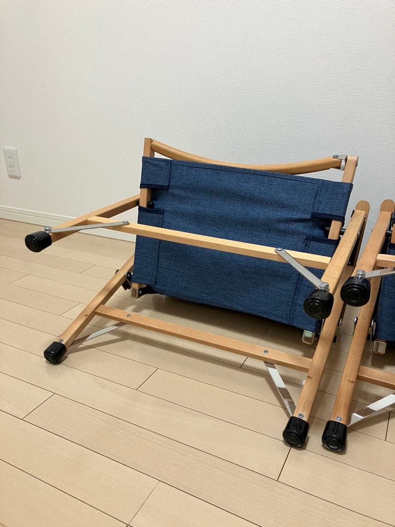 Hilander ウッドフレームチェア 2脚セット ハイランダー デニム