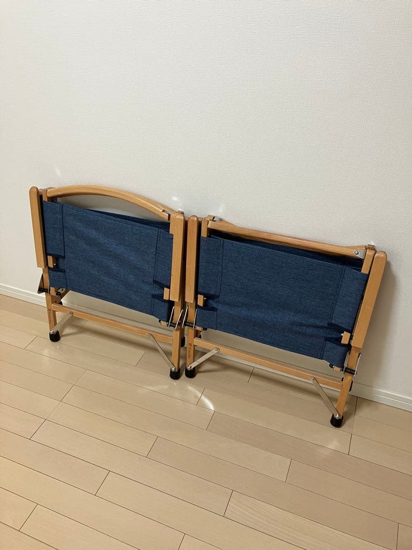 Hilander ウッドフレームチェア 2脚セット ハイランダー デニム