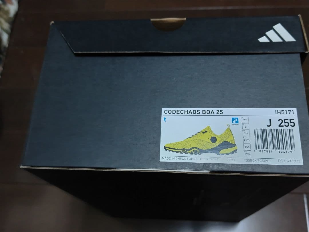 アディダス コードカオス25 ボア　メンズ スパイクレス ゴルフシューズ