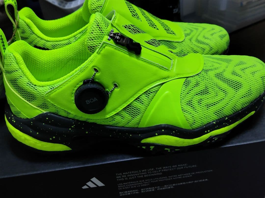 アディダス コードカオス25 ボア　メンズ スパイクレス ゴルフシューズ