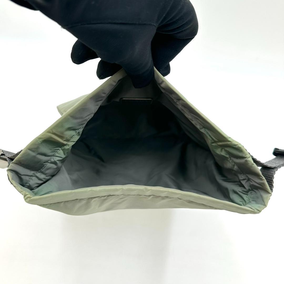 PRADA SPORT プラダスポーツ ナイロン ランニングリュック グリーン系