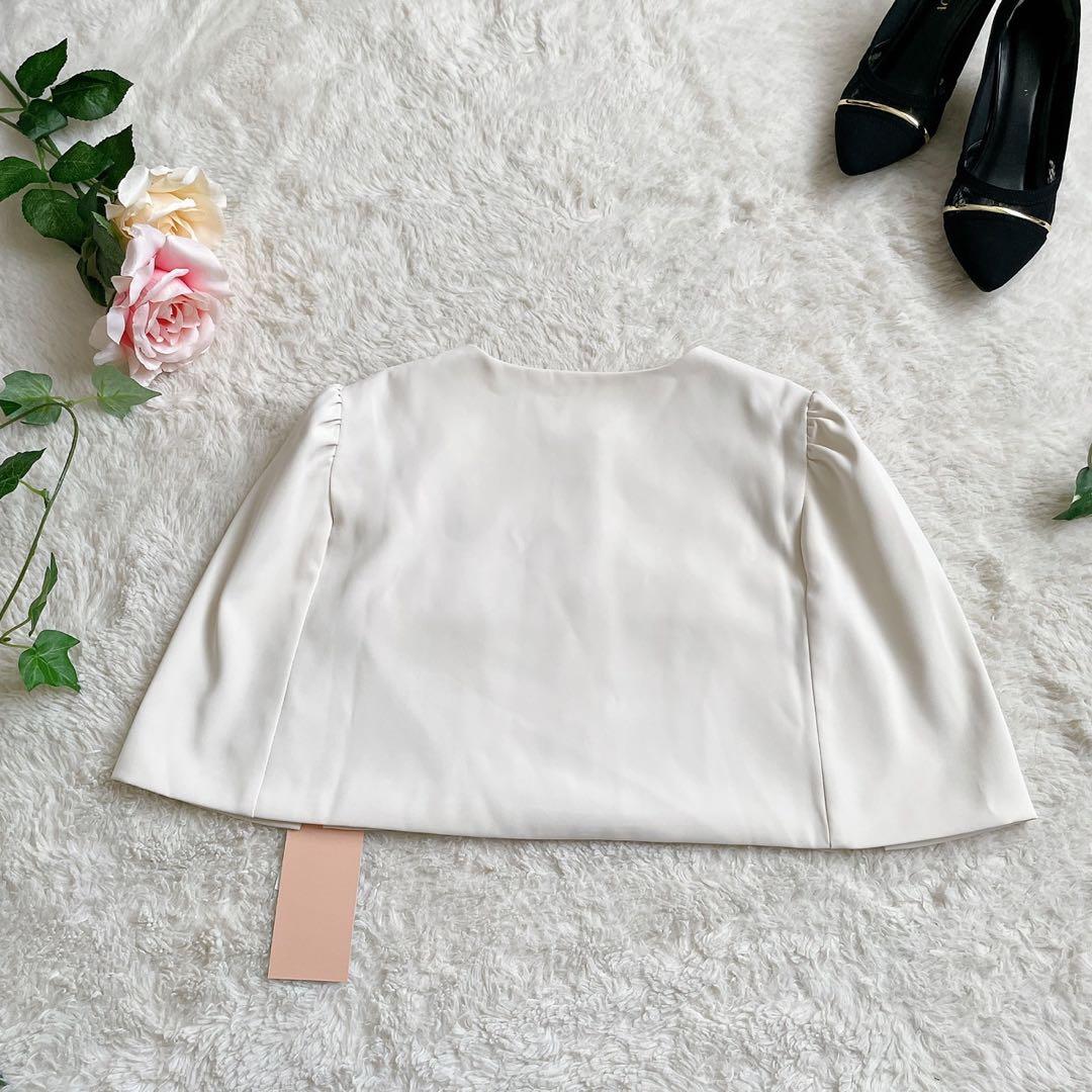 【新品・未使用】Darich パイピング コンパクト ケープ アイボリー タグ付