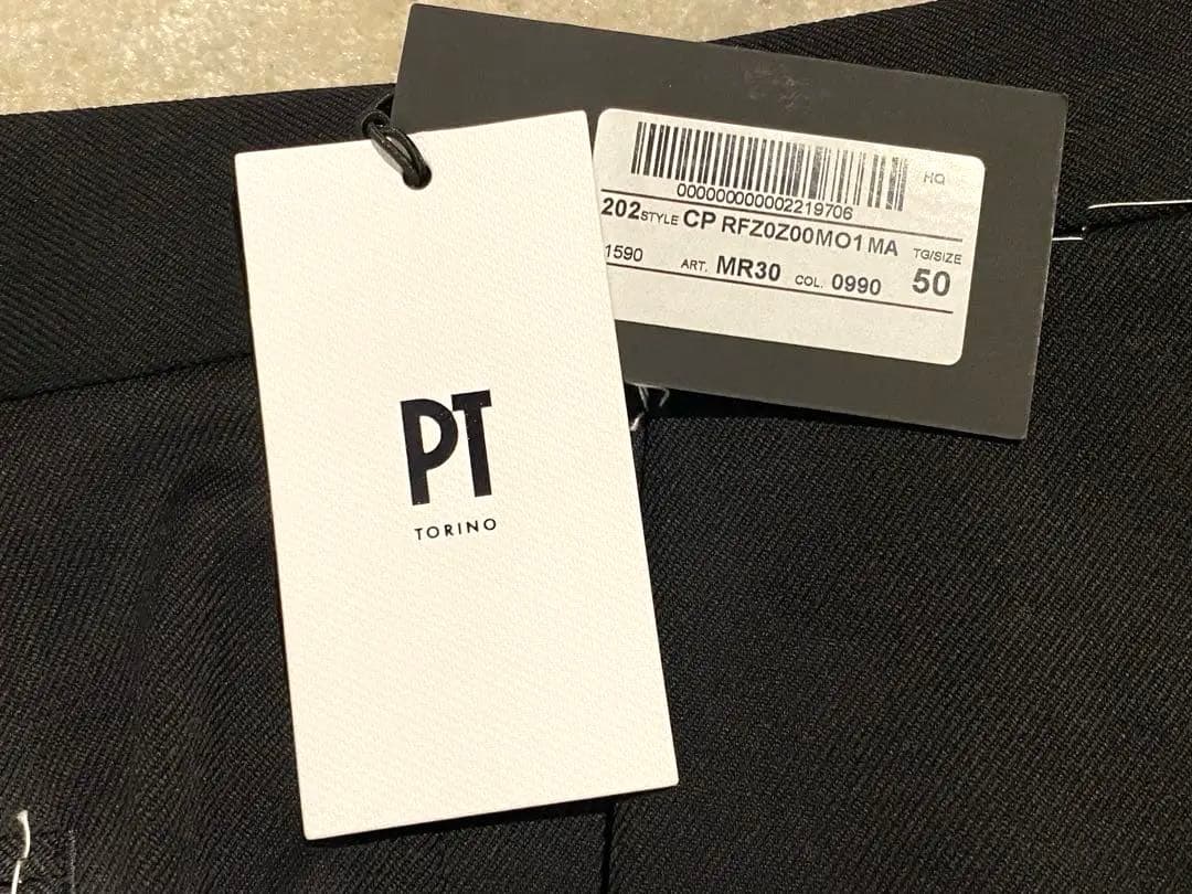 PT トリノ ブラック スラックス 50 REBEL FIT/MR30