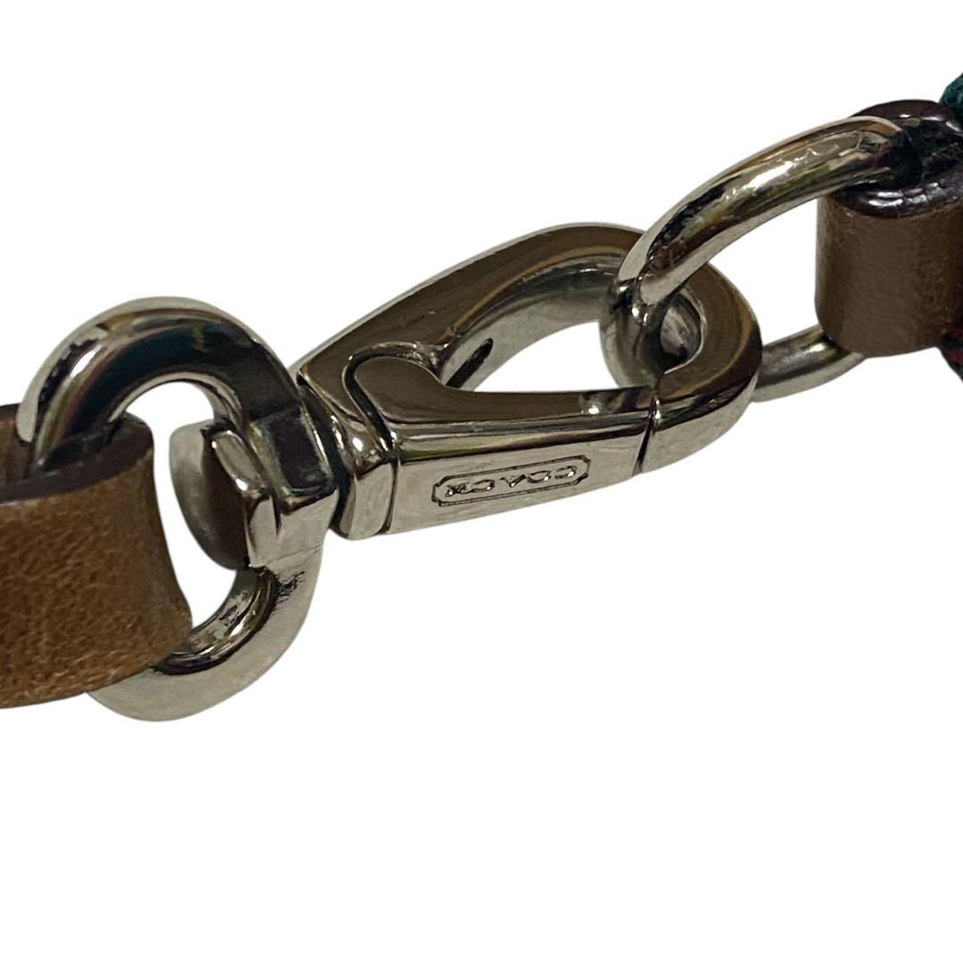 希少　COACH ワンショルダー　アクセサリーポーチ ハンドバッグ チェック