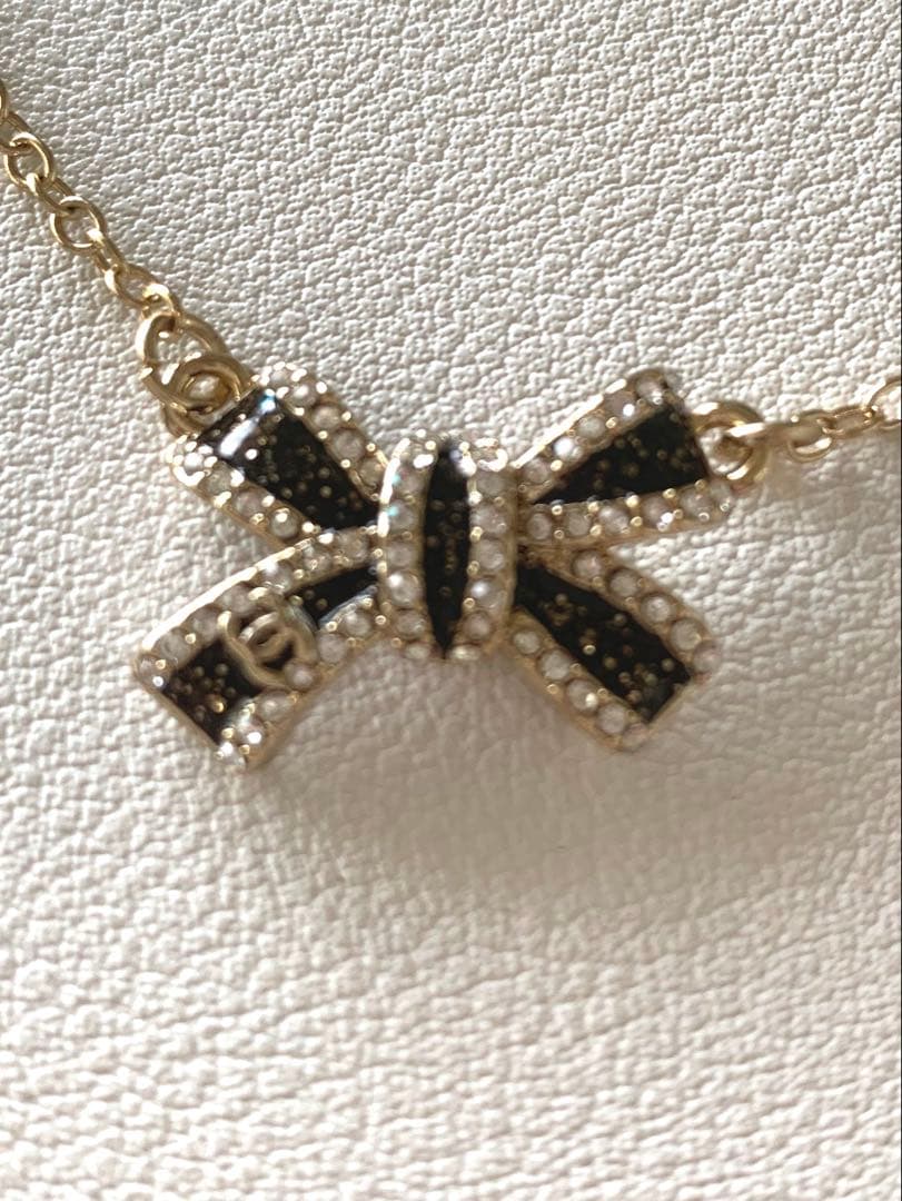 シャネル リボンチャーム　ブレスレット