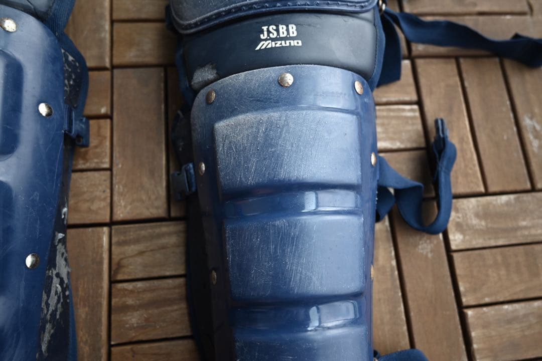 ミズノ　キャッチャー防具4点セットJSBB Lサイズ ネイビー