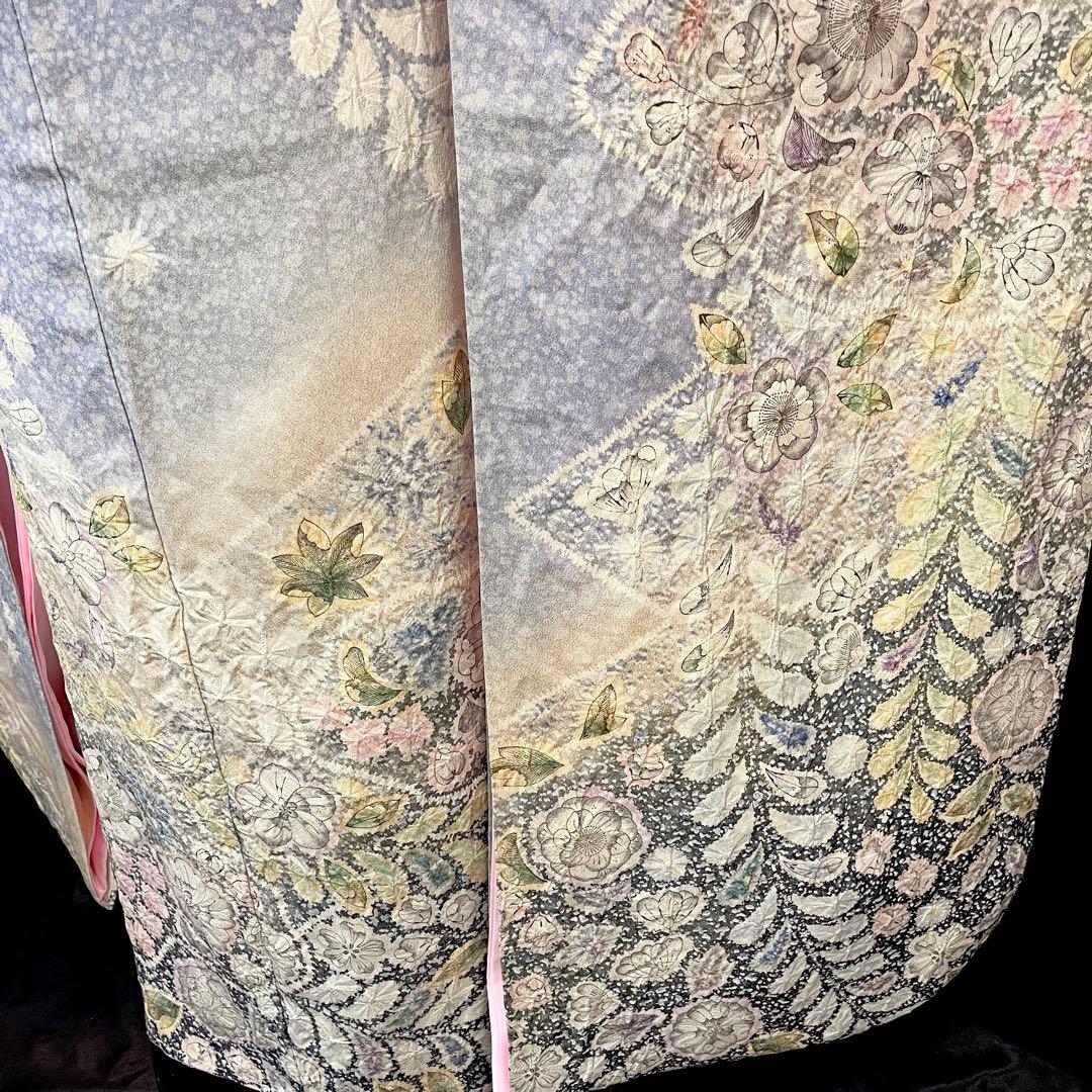 振袖フルセット■逸品■辻が花■銀通し■花絞り■成人式振り袖