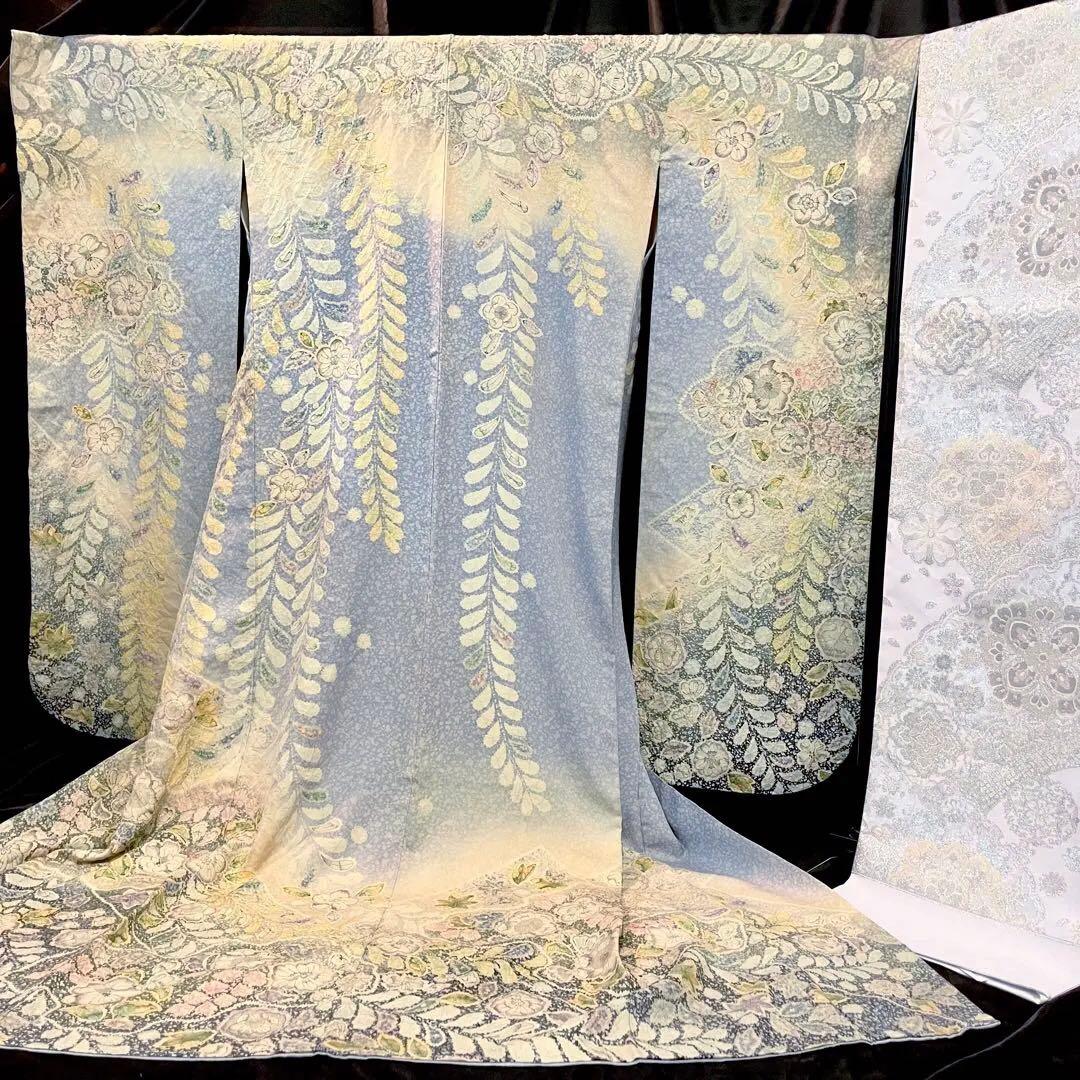 振袖フルセット■逸品■辻が花■銀通し■花絞り■成人式振り袖