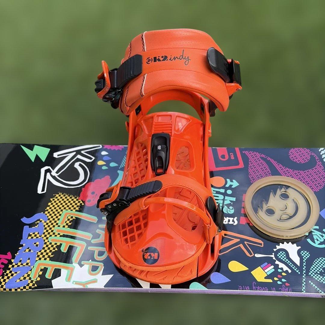 K2 142cm ✖️ Indy サイズM スノーボード