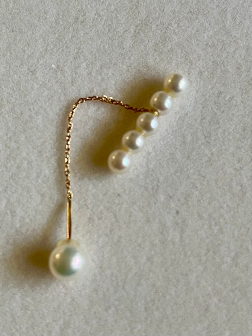 美品】MINIMUM NUTS K18YG 淡水パール アメリカンピアス - メルカリ