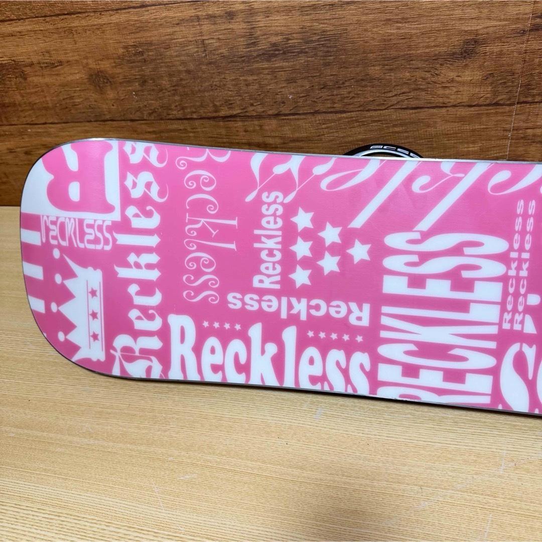 Reckless ガール　レディース スノーボード 3点セット　118cm