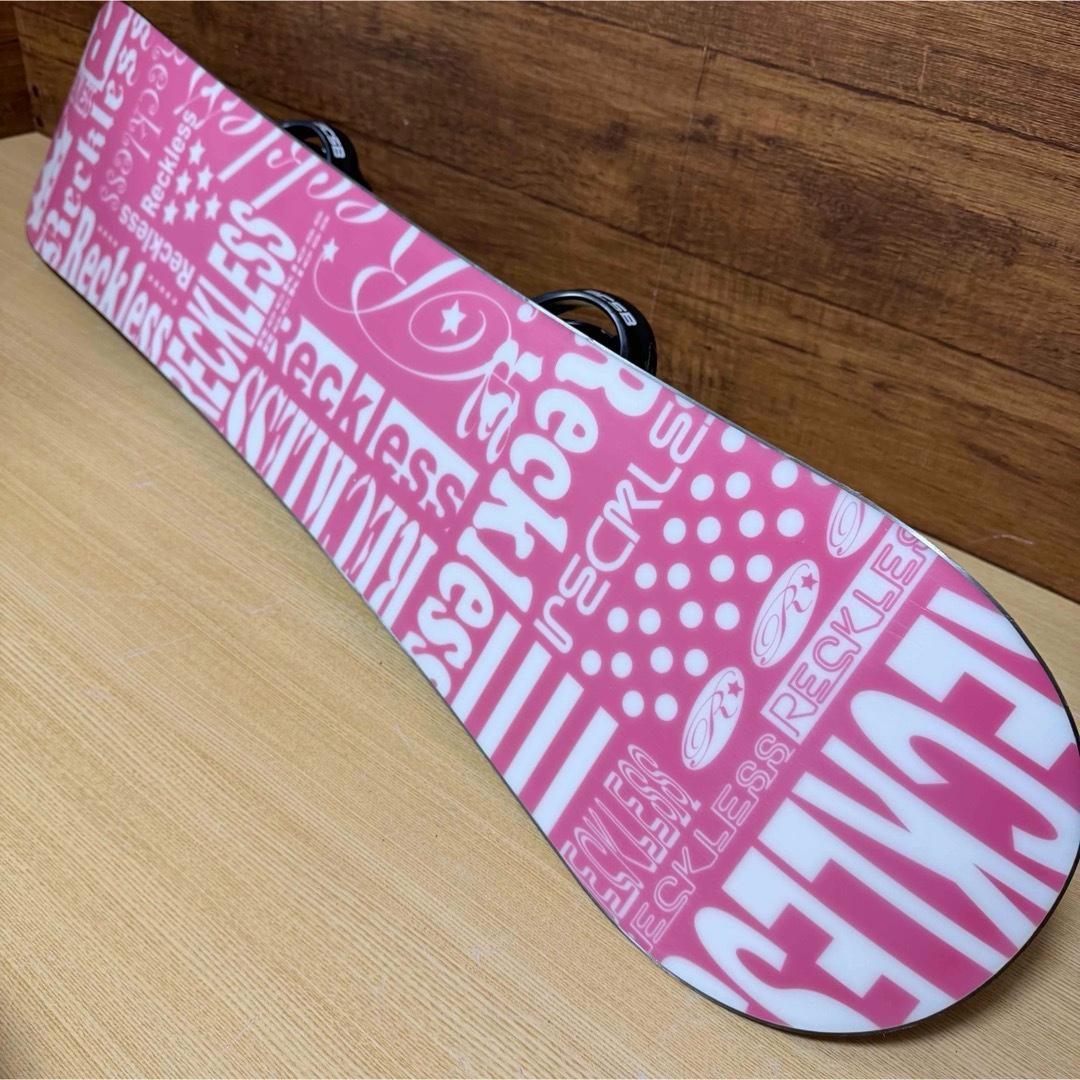 Reckless ガール　レディース スノーボード 3点セット　118cm