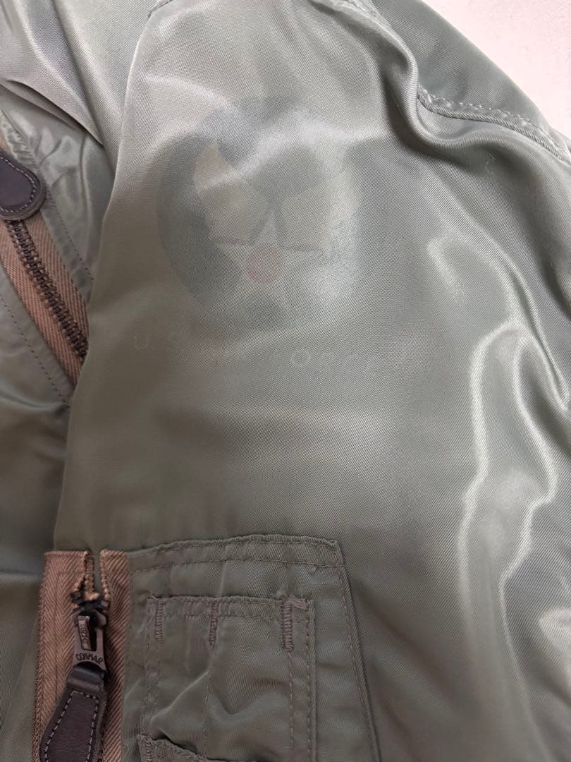 旧 リアルマッコイズ フライトジャケット　L-2B CONMAR ZIP