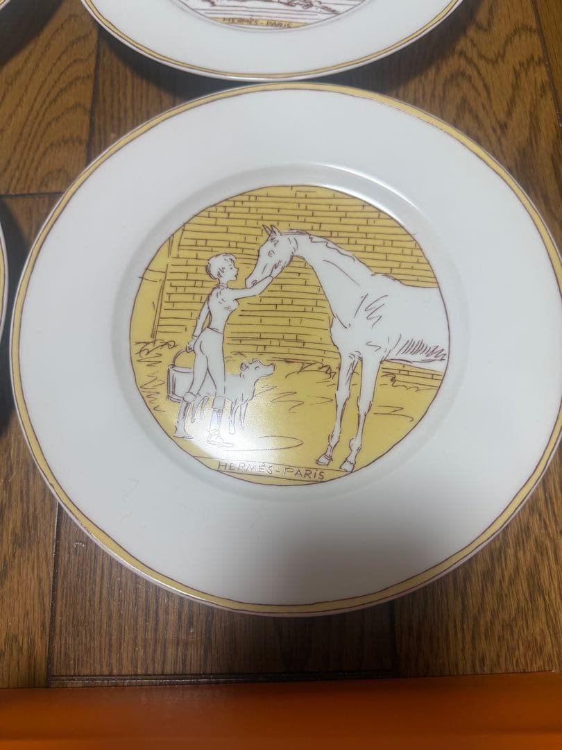 エルメス　「2000年のはじめての朝」プレート6枚新品　未使用　限定記念商品