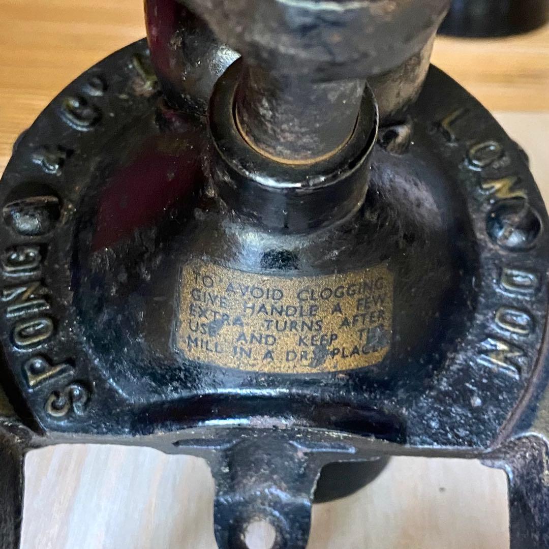 SPONG NO.1 コーヒーミル　スポング　カリタ　河野サイフォン　受け皿付き