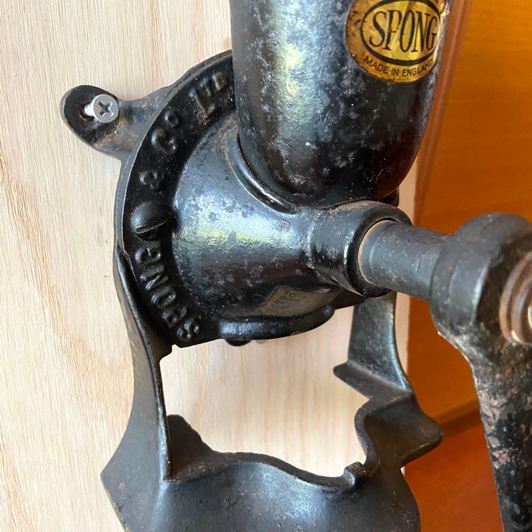 SPONG NO.1 コーヒーミル　スポング　カリタ　河野サイフォン　受け皿付き