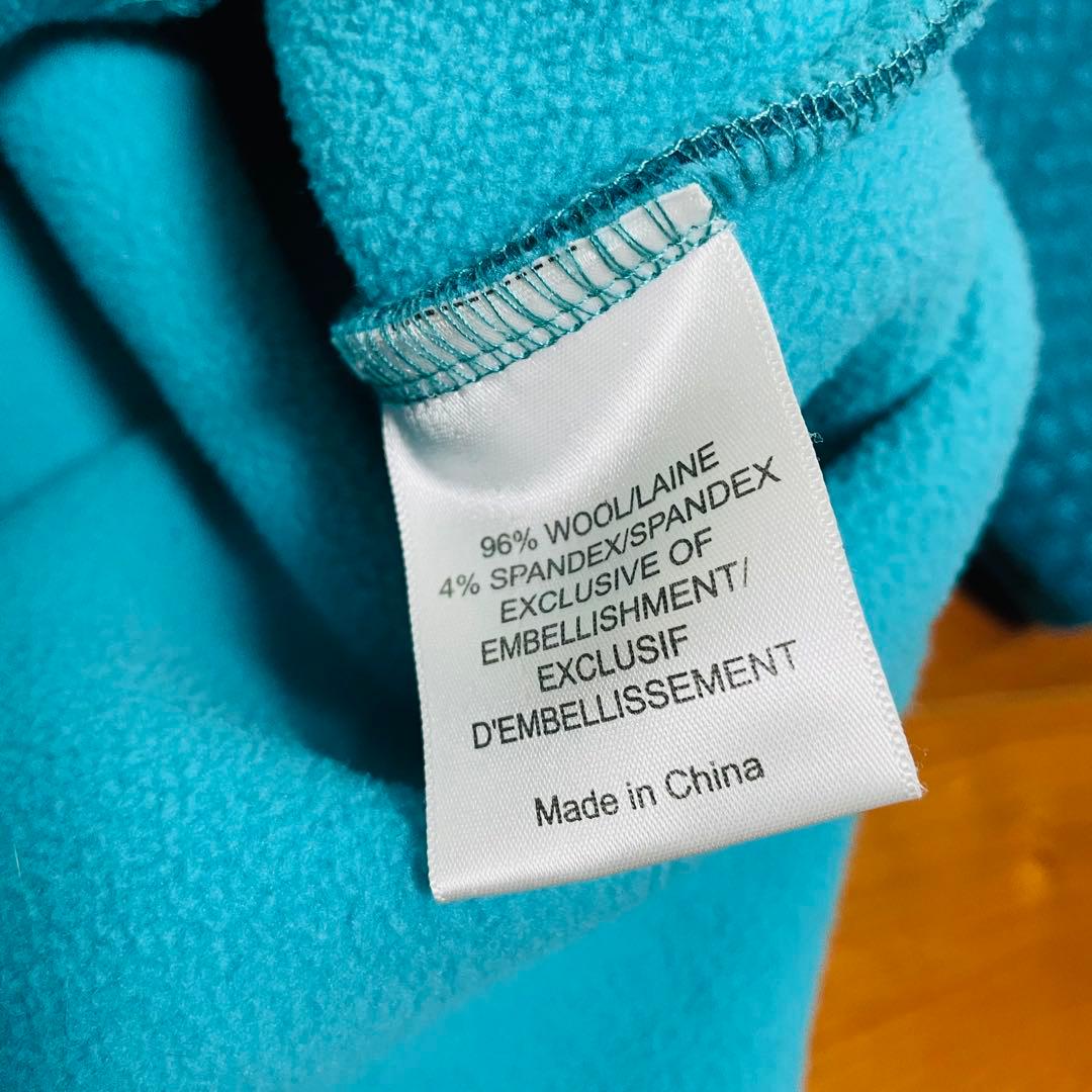 トリーバーチ ポンチョ ケープコート ジップパーカー ターコイズカラー