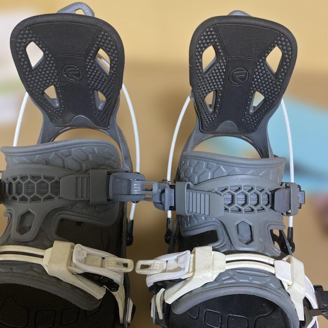 FLOW スノーボードビンディング グレー/ホワイト M