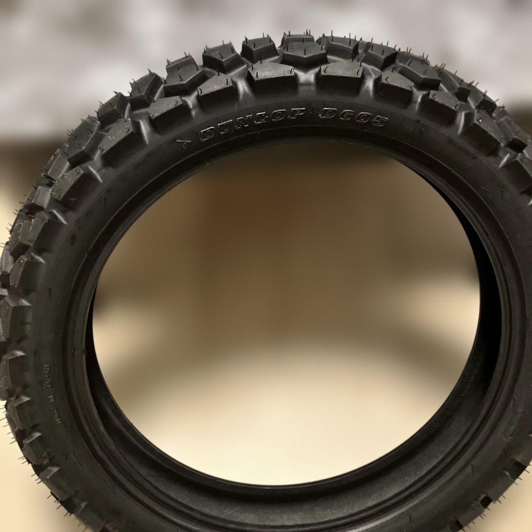 新品未使用 ダンロップ D605 4.60-17 62P 2025年12週製造