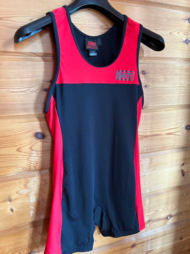 SBD シングレット 赤/黒