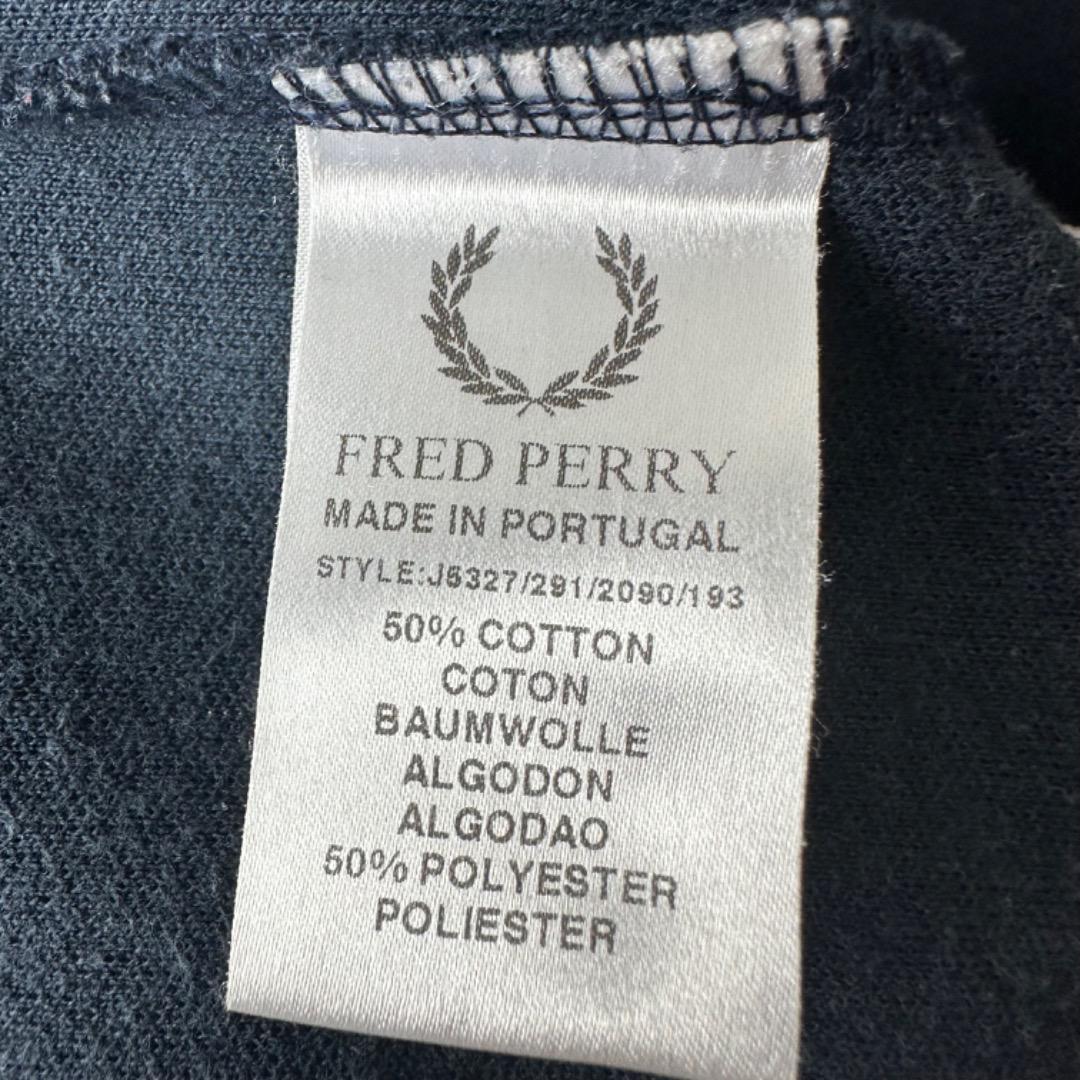人気モデル】フレッドペリー ポルトガル製 ジャージ L ネイビー 赤 青
