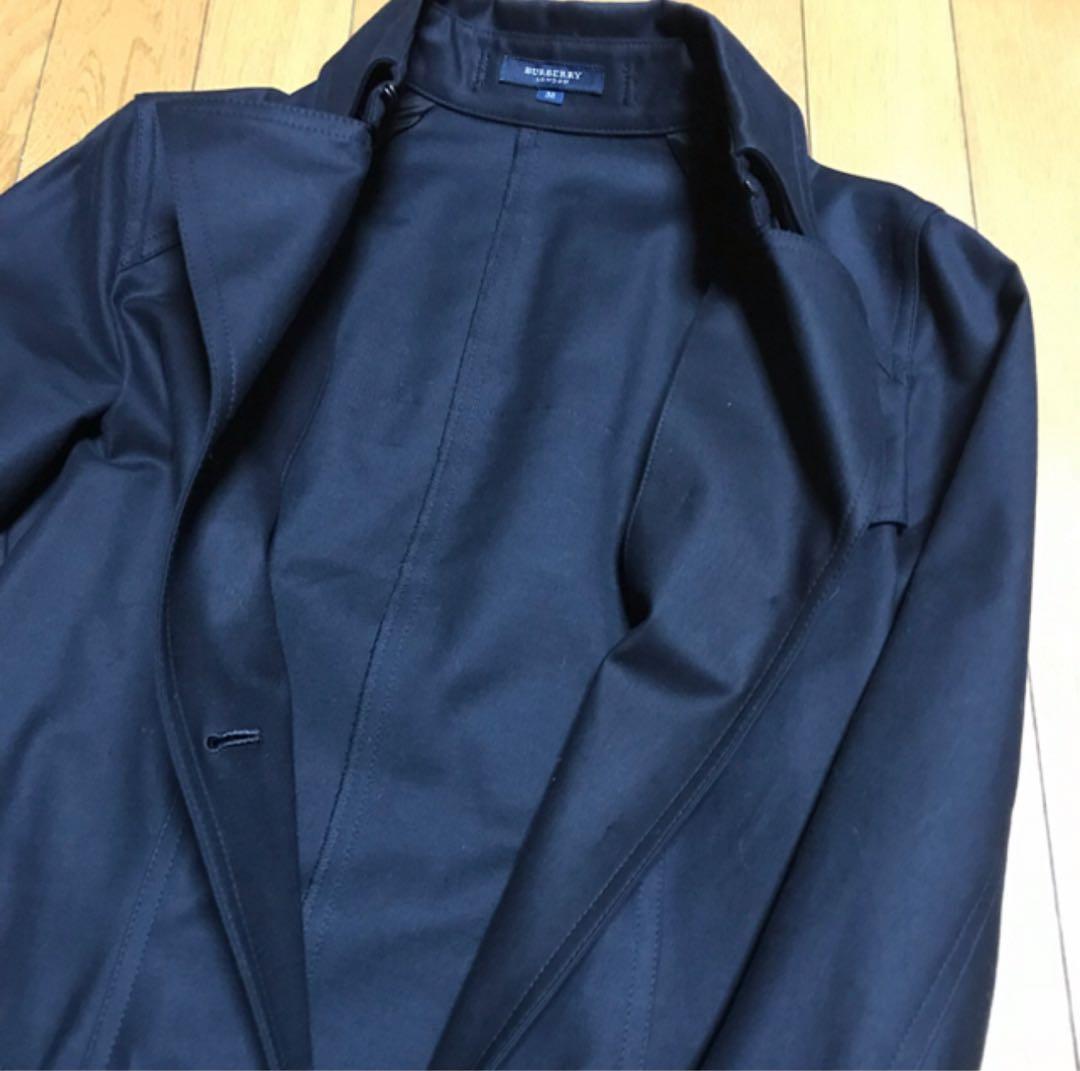 美品　BURBERRYLONDON ブラック 長袖ひざ丈ワンピース 38