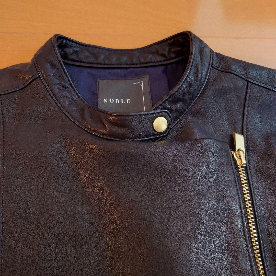 買うファッション - NOBLE ノーブル ライダースジャケット ラムレザー