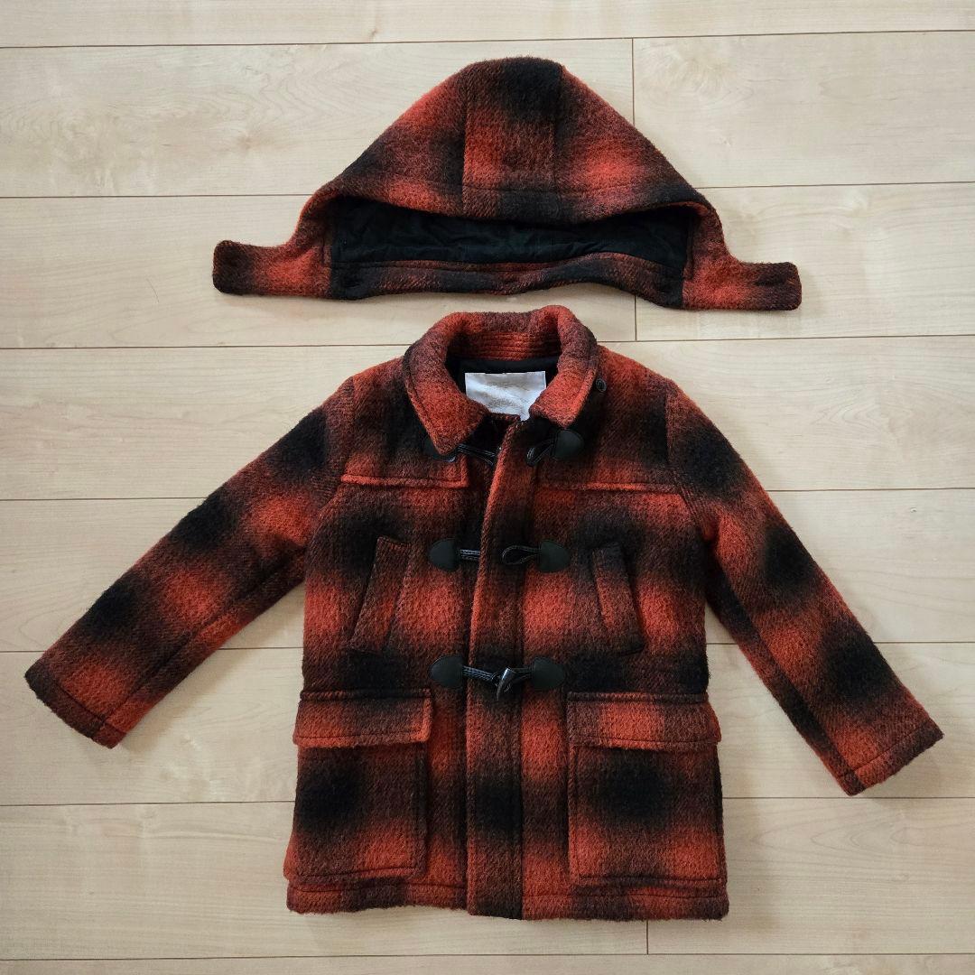 BURBERRY バーバリー フード付きウールコート６Ｙ ワンオーナー美品