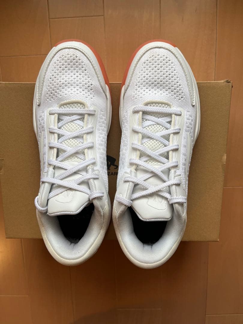 EGOZARU EGOBRAZE 白×オレンジ　25.5cm