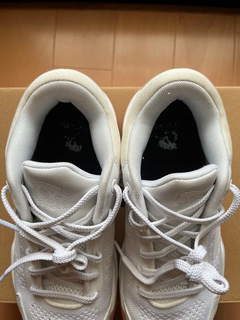 EGOZARU EGOBRAZE 白×オレンジ　25.5cm