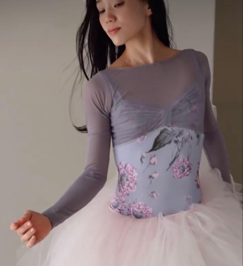 stina 花柄バレエレオタードM - メルカリ