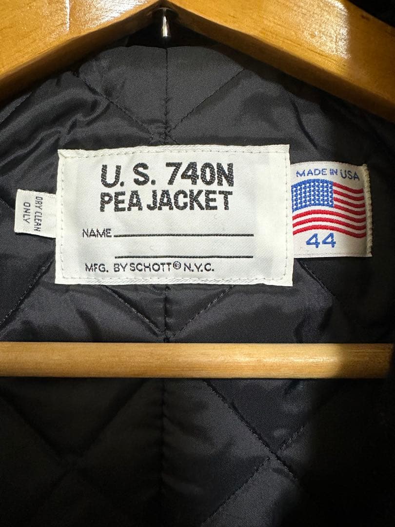 SCHOTT U.S. 740N PEAJACKET サイズ44