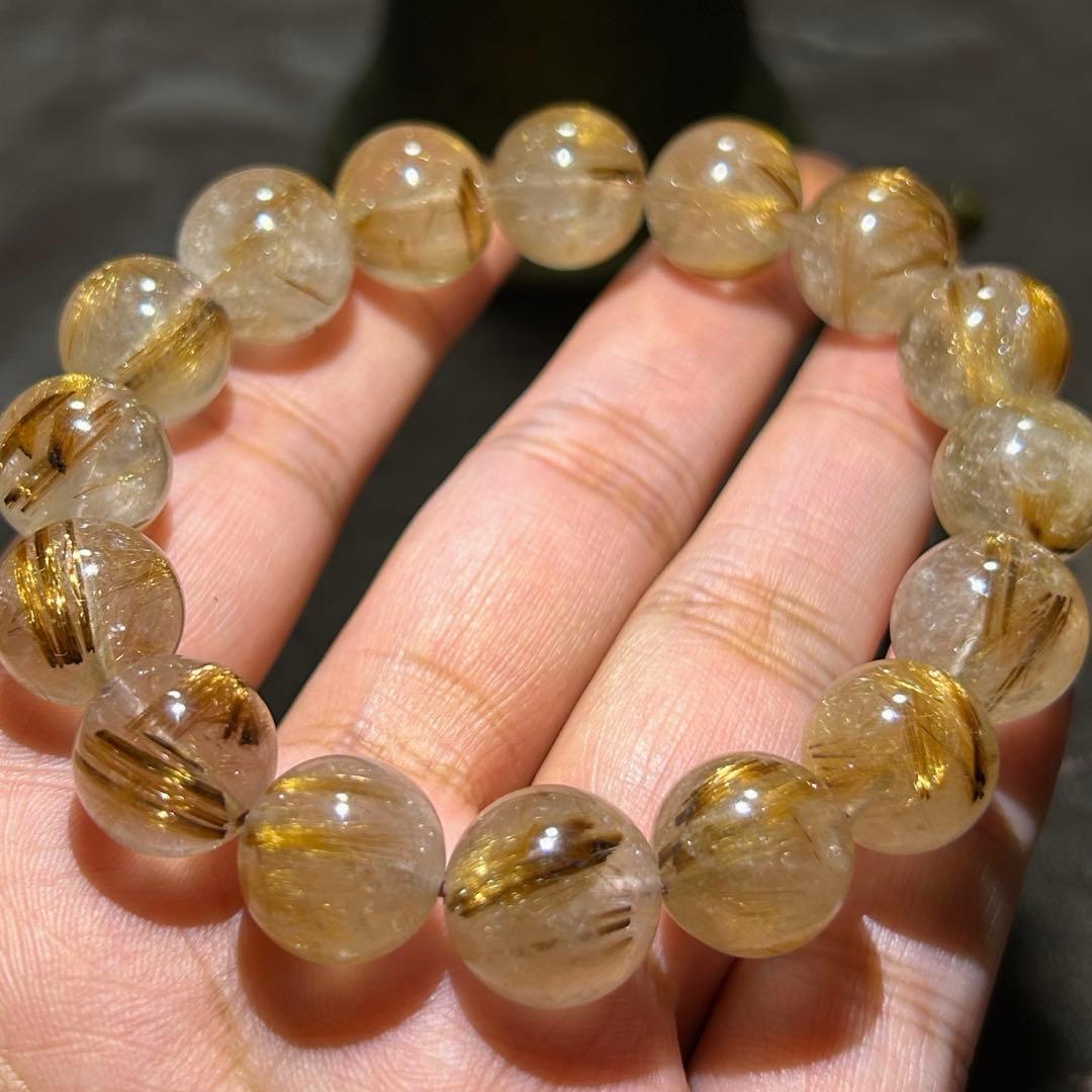 ☆ta様！キャッツアイ　タイガー タイチン　ルチル ブレス！福徳大黒秘宝②大粒