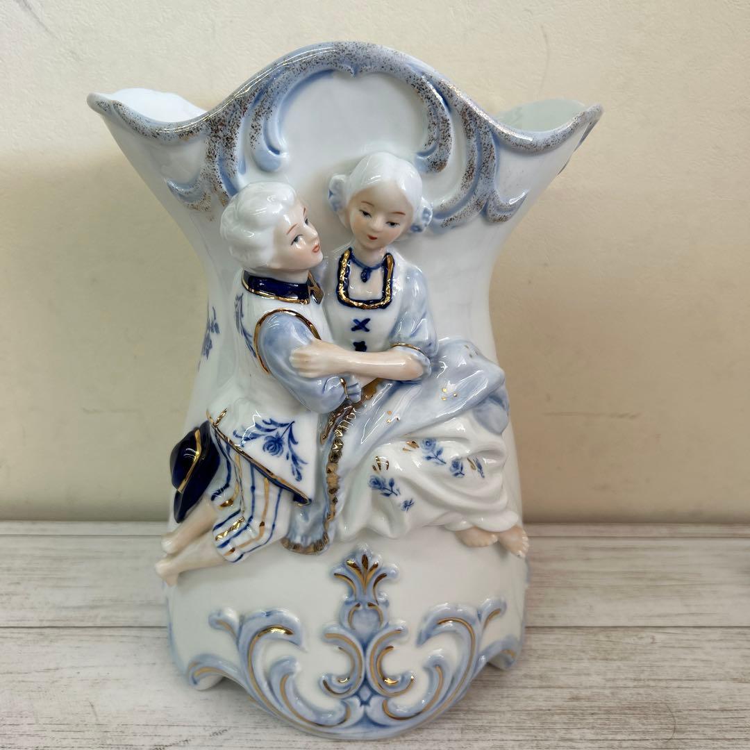 ドイツ ベルリン王立陶器 KPM 花瓶 - メルカリ